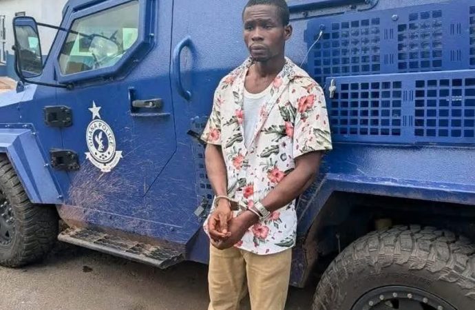 Ghana Man arrested for allegedly stealing police armoured vehicle — Akelicious