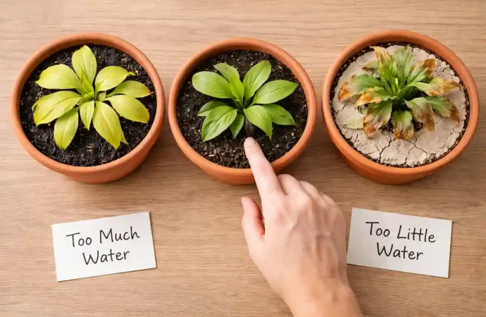 Overwatered vs Underwatered Plants: How to Tell the Difference (Simple Finger Test That Works)