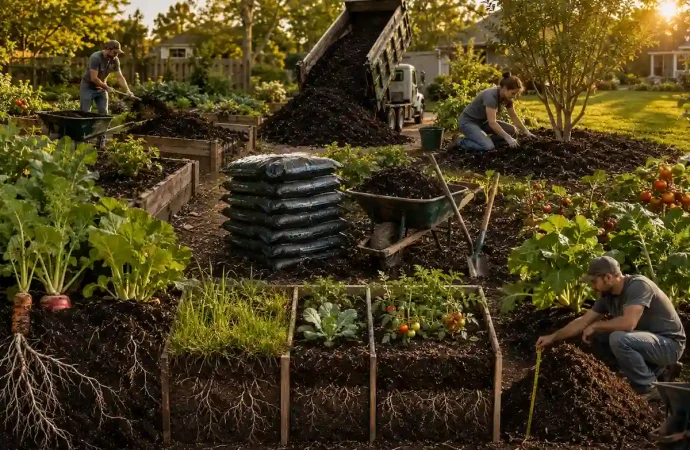 How Much Compost Do I Need? Coverage Chart + Calculator