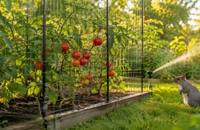 How to Keep Squirrels Off Tomato Plants and Fruit Trees Naturally