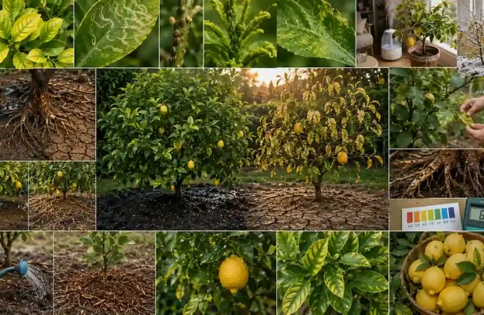 Why Are My Lemon Tree Leaves Turning Yellow and Curling? (15 Causes & Fixes)