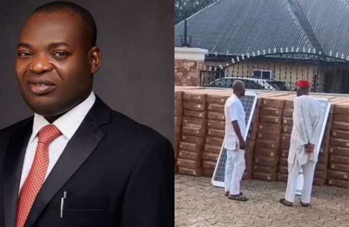 Senator Tony Nwoye Distributes 1,500 Solar Streetlights Across Anambra North Communities — Akelicious