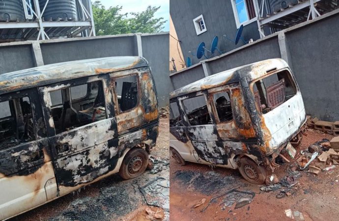 Enugu Man Allegedly Sets Neighbour’s Minibus Ablaze After Suspected Drug Use, Arrested — Akelicious
