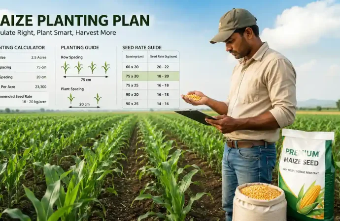 Maize Seed Rate Calculator: Calculate Seed Quantity Per Acre Based on Germination and Seed Purity