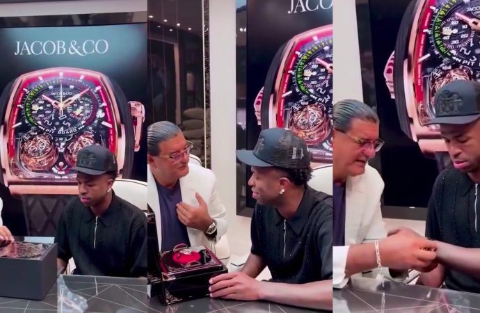 Brazil Star Vinicius Jr Reportedly Buys $1 Million Luxury Watch During World Cup Break — Akelicious